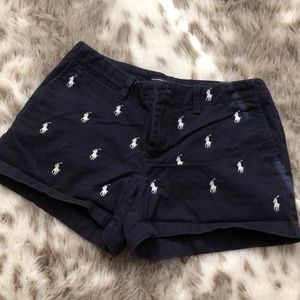 Navy Ralph Lauren Sport Shorts